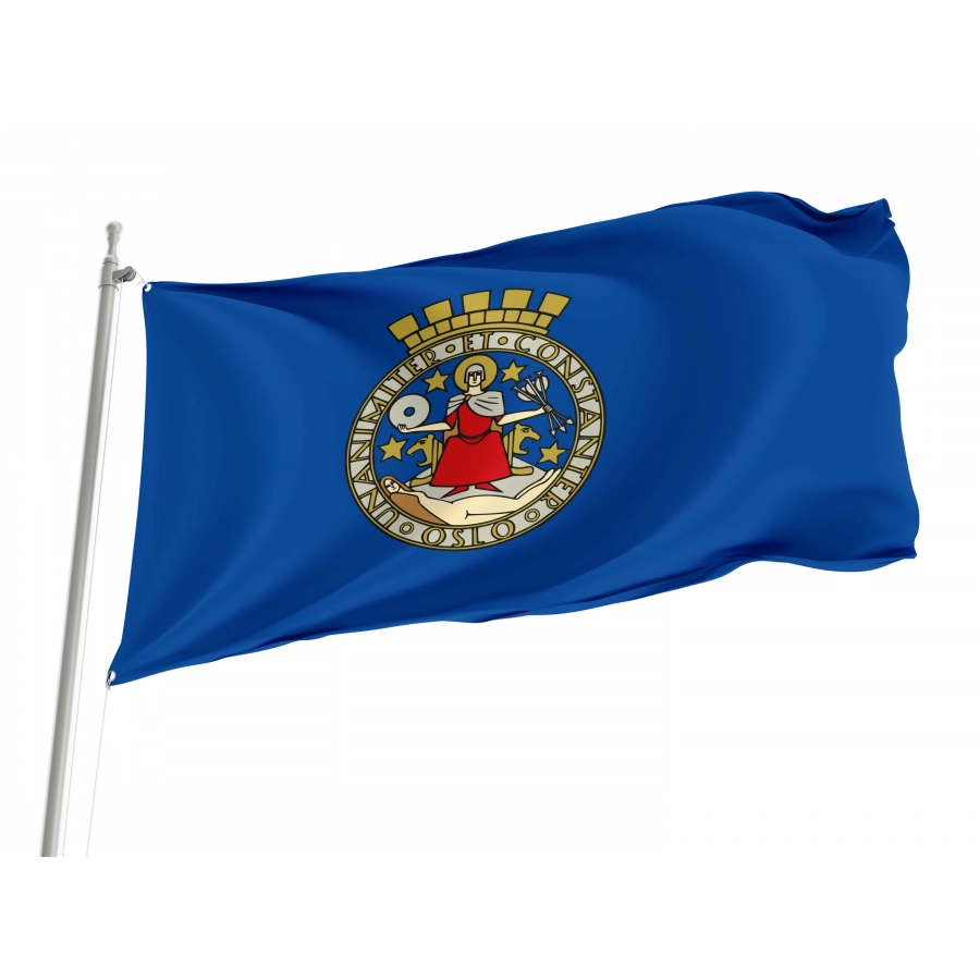 Oslo Flag for Indoor & Outdoor Use, NOR02