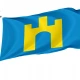 Sortland Municipality Flag for Indoor & Outdoor Use - Imagine 1