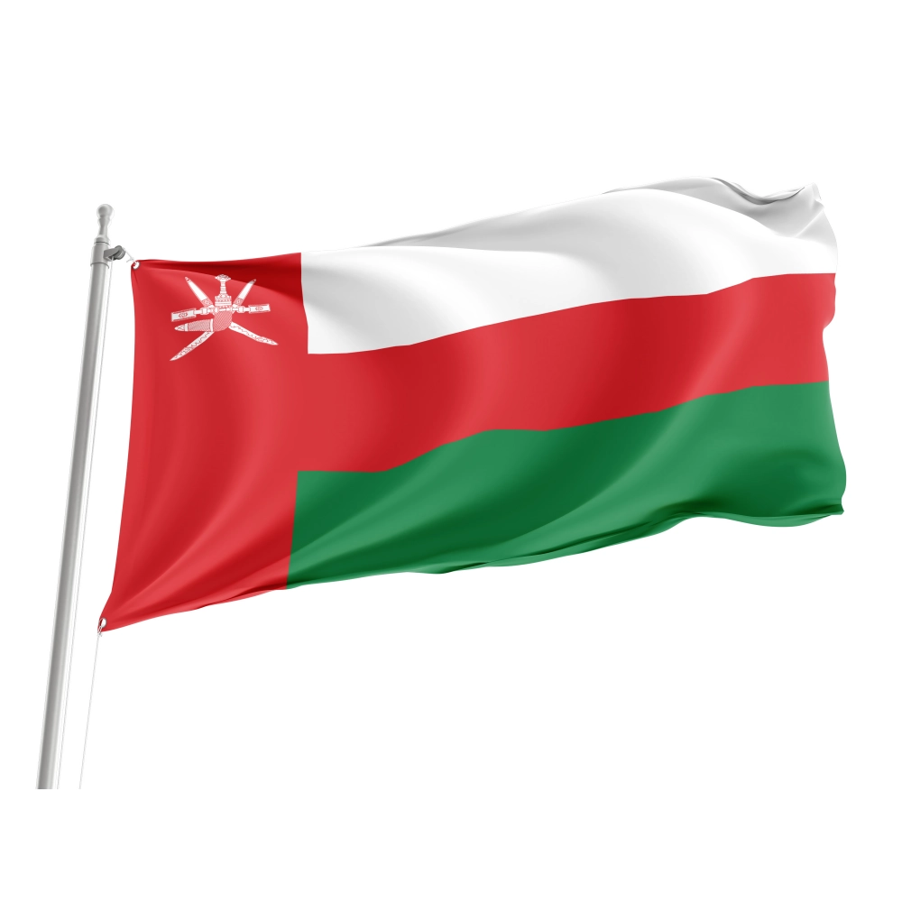 Oman Flag for Indoor & Outdoor Use