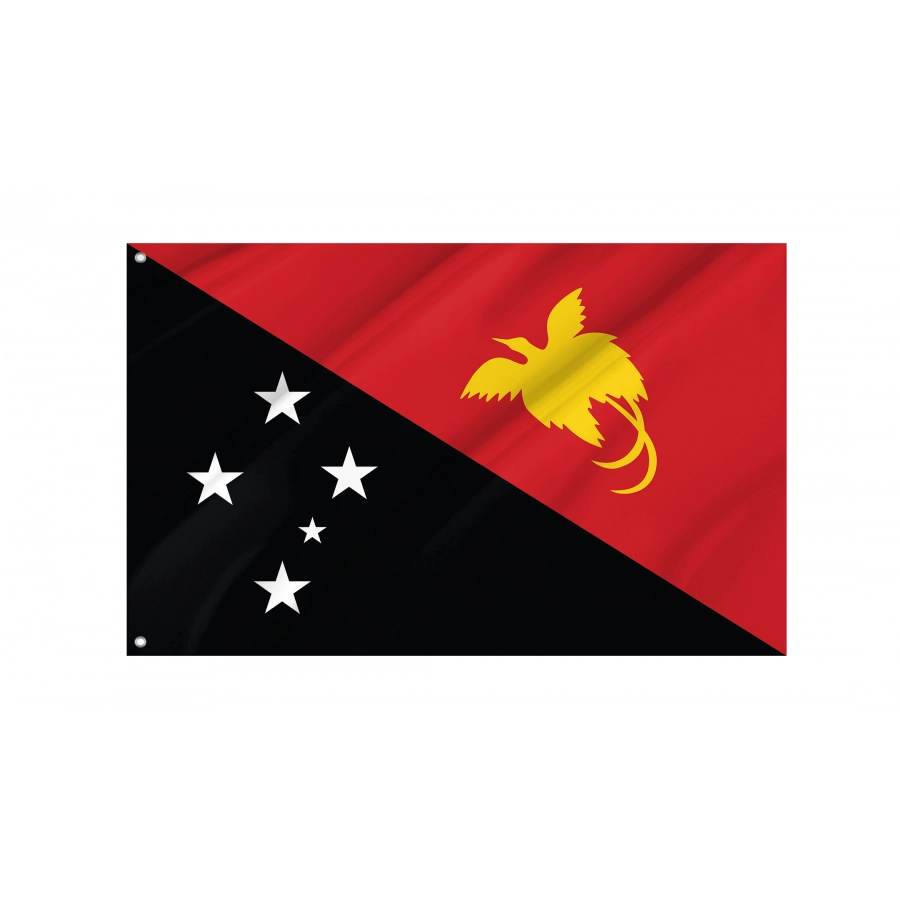 Flag of Papua New Guinea, Patriotic Flags, Unique Design Print, Flags for Indoor & Outdoor Use