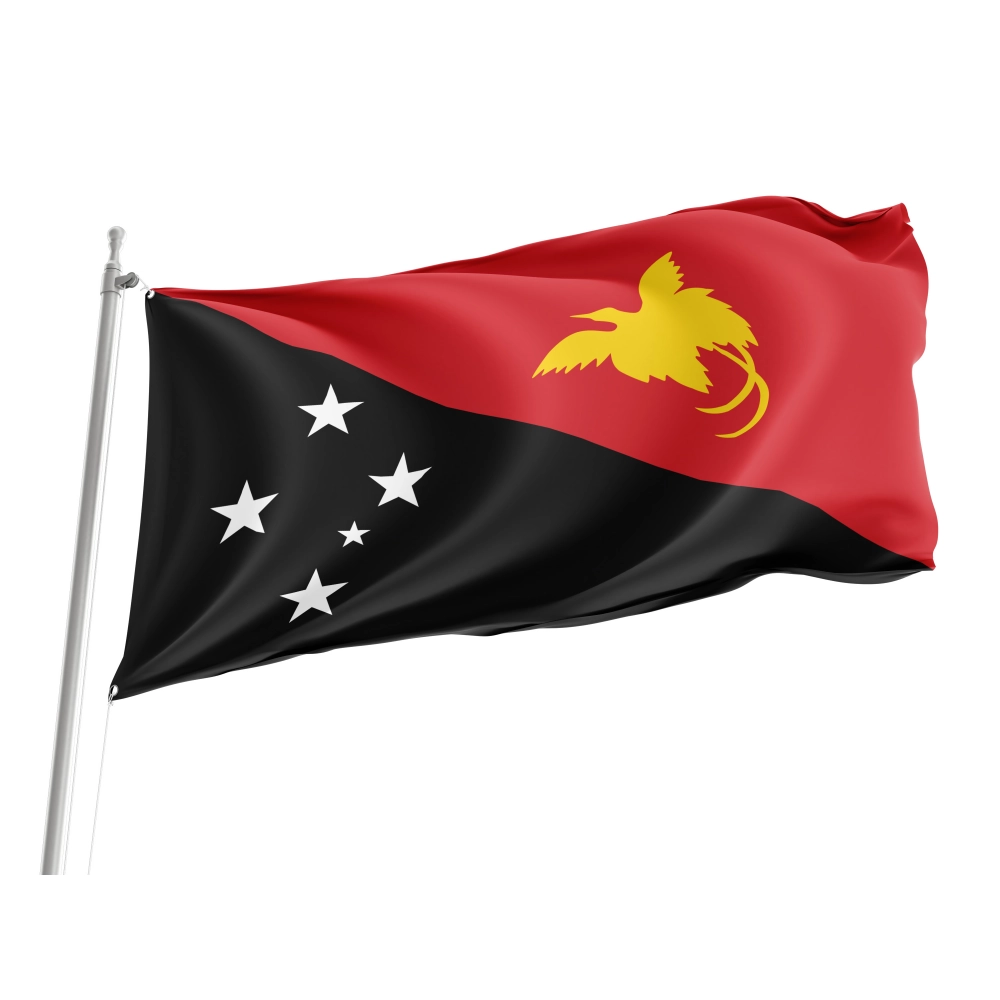 Papua New Guinea Flag for Indoor & Outdoor Use Papua New Guinea Flag for Indoor & Outdoor Use