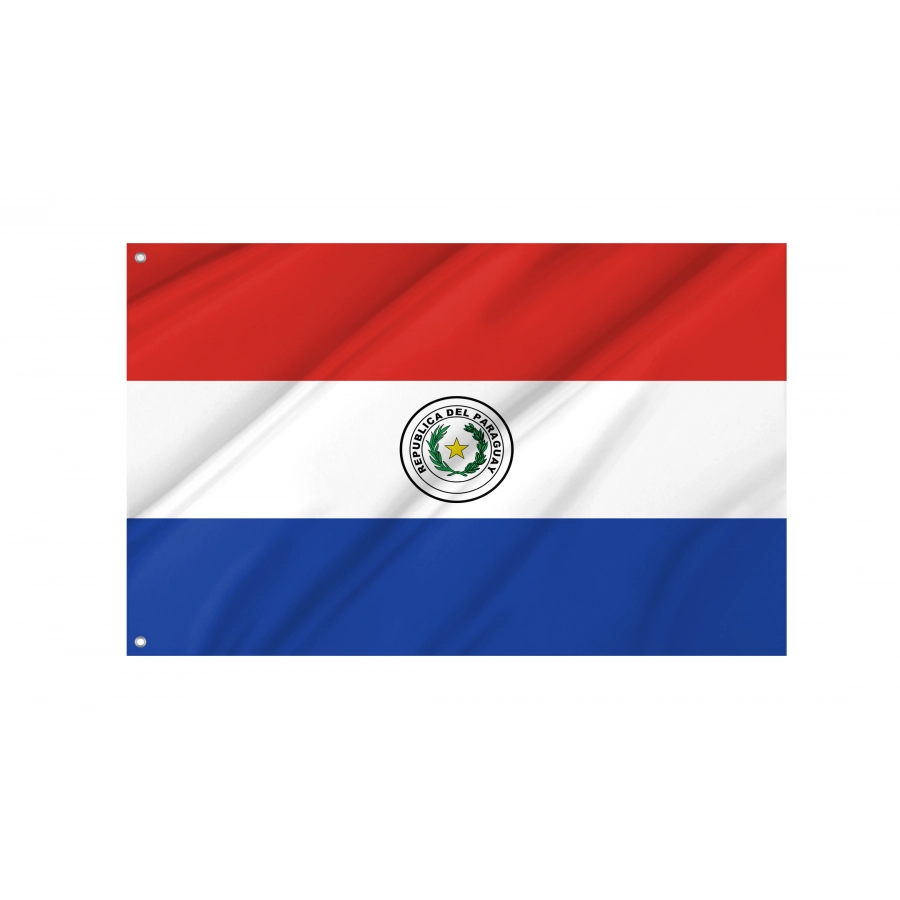 Flag of Paraguay, Patriotic Flags, Unique Design Print, Flags for Indoor & Outdoor Use
