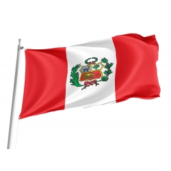Peru Flag for Indoor & Outdoor Use