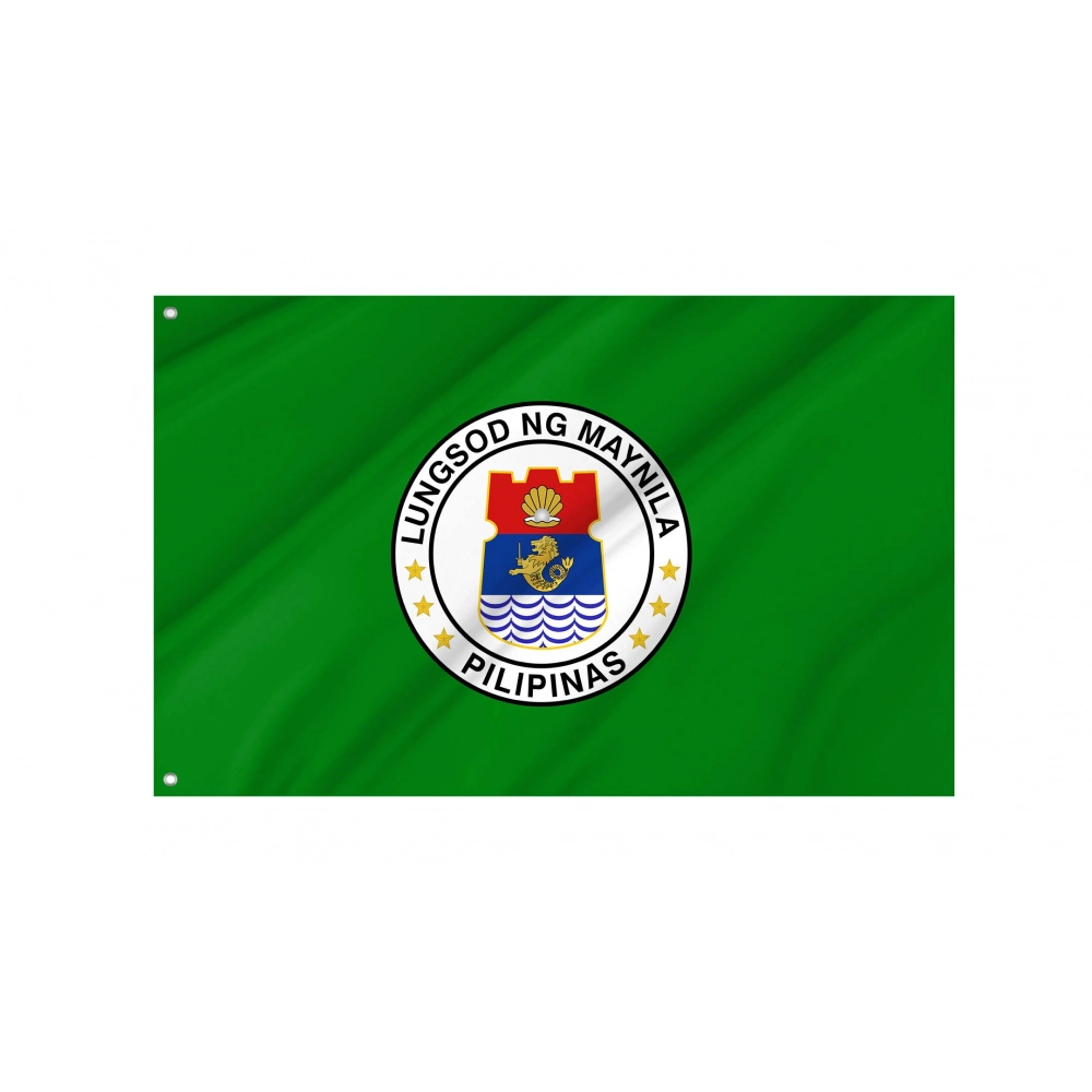 Manila Capital City Flag for Indoor & Outdoor Use