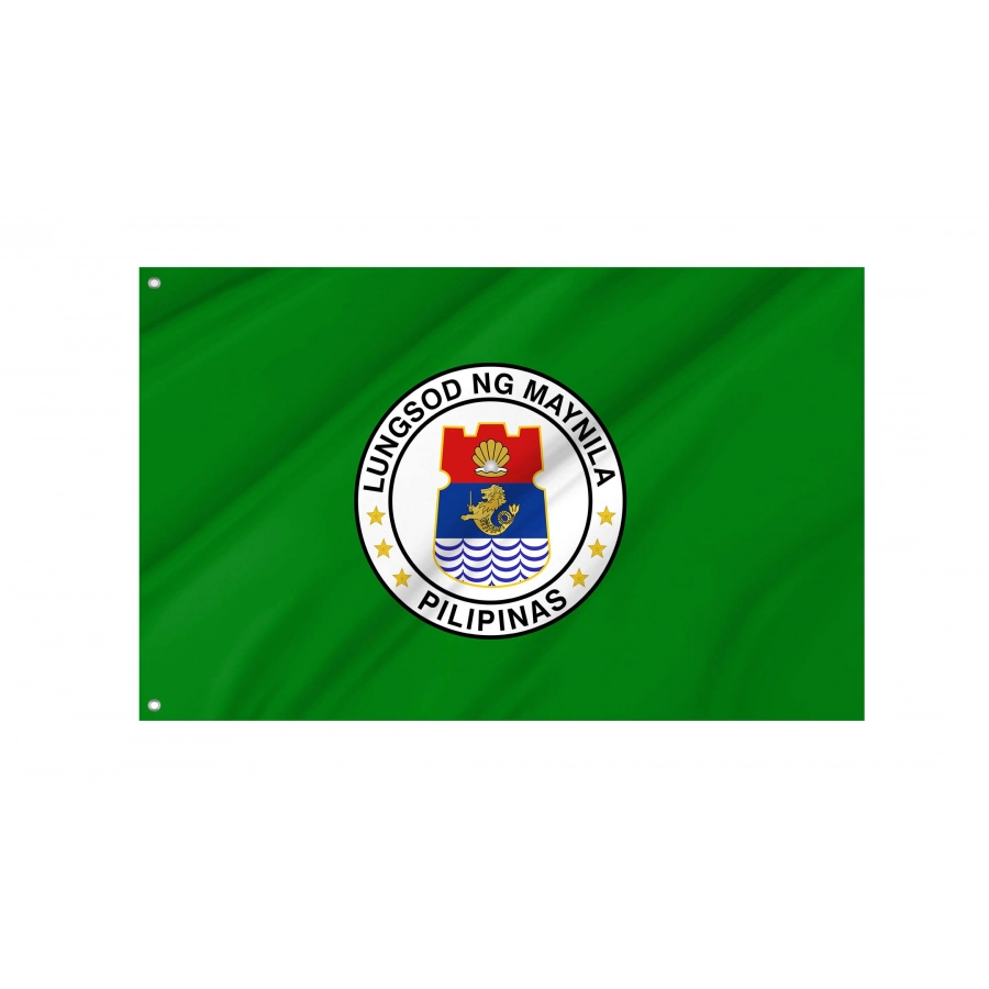 Manila Capital City Flag for Indoor & Outdoor Use, PHL02