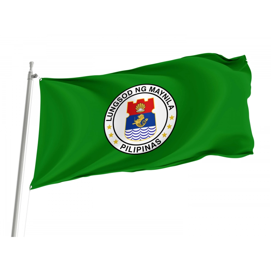 Manila Capital City Flag for Indoor & Outdoor Use, PHL02