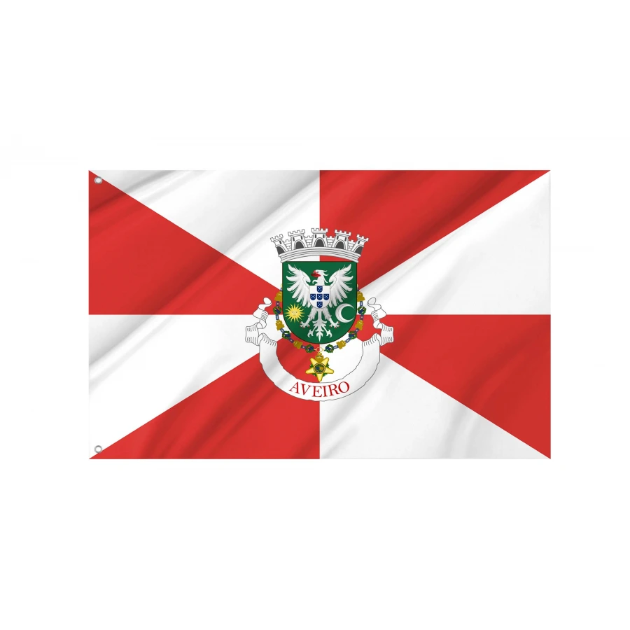 Aveiro District Flag for Indoor & Outdoor Use, PRT03
