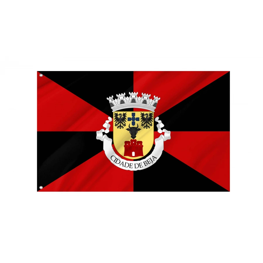 Beja District Flag for Indoor & Outdoor Use, PRT04