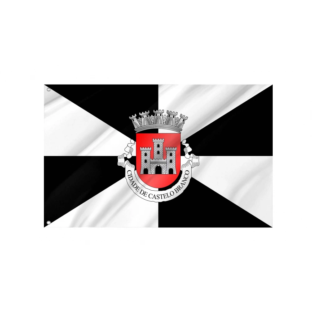 Castelo Branco District Flag for Indoor & Outdoor Use