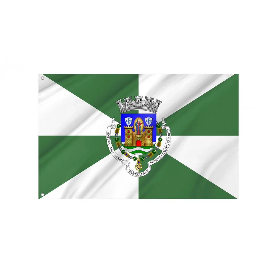 Porto District Flag for Indoor & Outdoor Use, PRT10