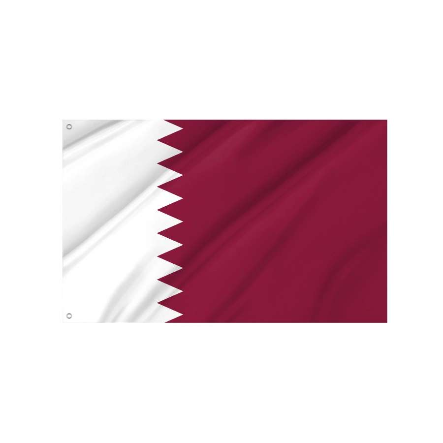 Flag Of Qatar - پرچم قطر, Patriotic Flags, Unique Design Print, Flags For Indoor & Outdoor Use - High Quality Qatar for Indoor and Outdoor Use