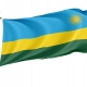 Rwanda Flag for Indoor & Outdoor Use - Imagine 1
