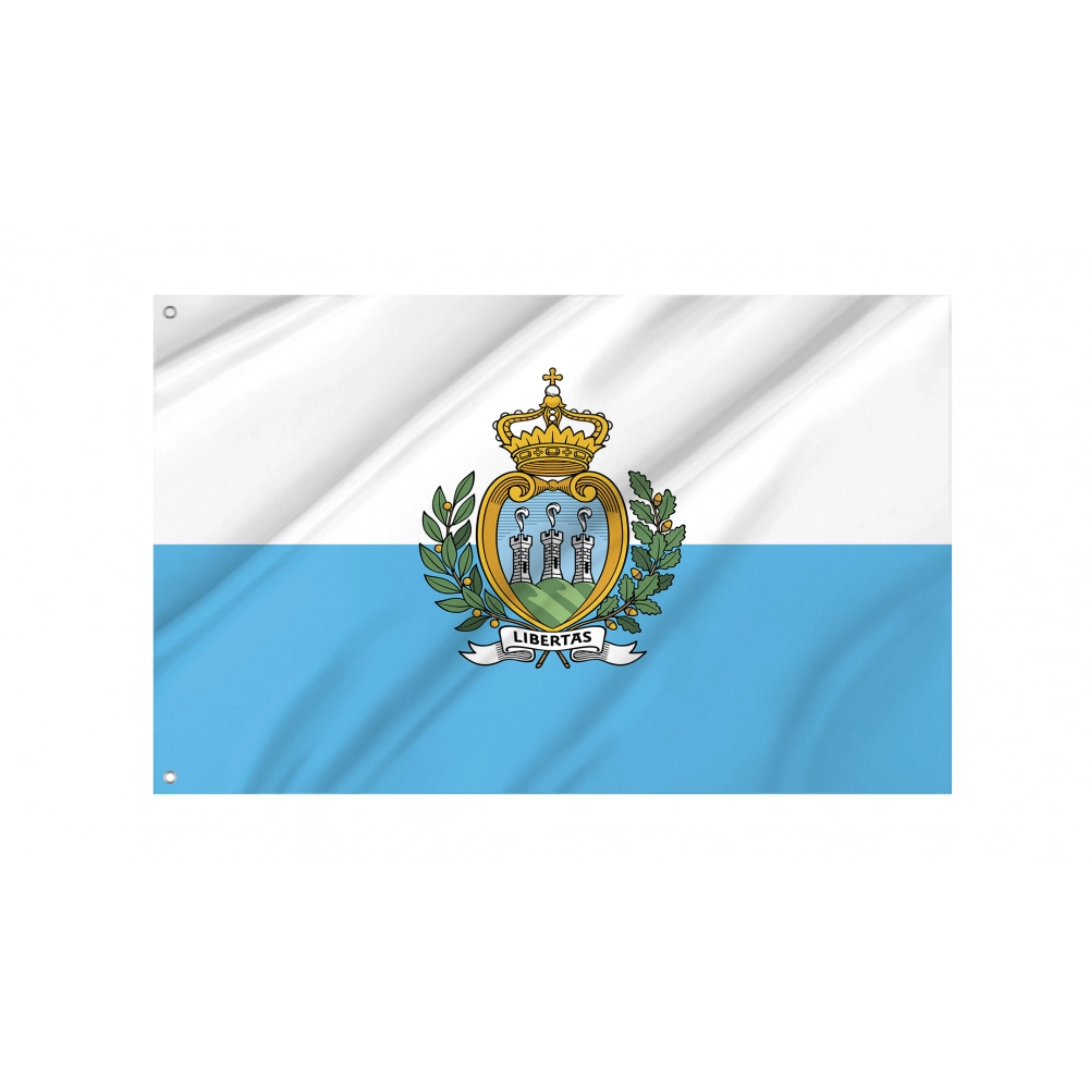 San Marino Flag for Indoor & Outdoor Use San Marino Flag for Indoor & Outdoor Use