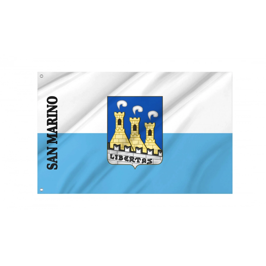 San Marino City Flag for Indoor & Outdoor Use, SMR02