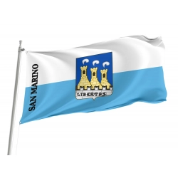 San Marino City Flag for Indoor & Outdoor Use