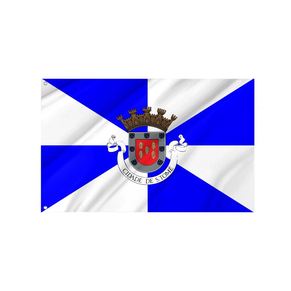 São Tomé Capital City Flag for Indoor & Outdoor Use São Tomé Capital City Flag for Indoor & Outdoor Use