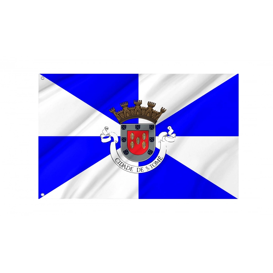 São Tomé Capital City Flag for Indoor & Outdoor Use, STP02