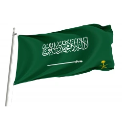Royal Standard of Saudi Arabia Flag for Indoor & Outdoor Use