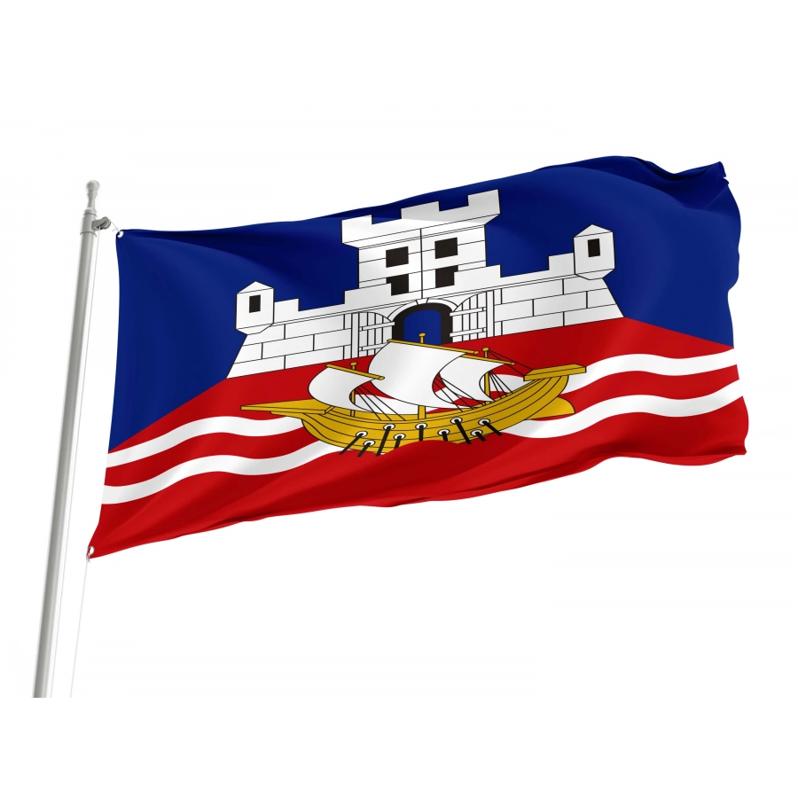 Belgrade Flag for Indoor & Outdoor Use, SRB02