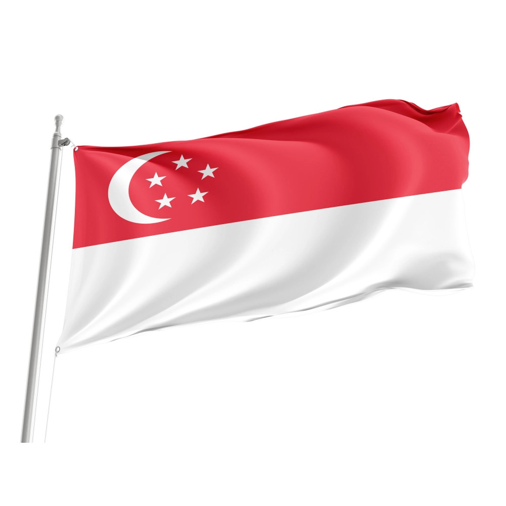 Singapore Flag for Indoor & Outdoor Use Singapore Flag for Indoor & Outdoor Use