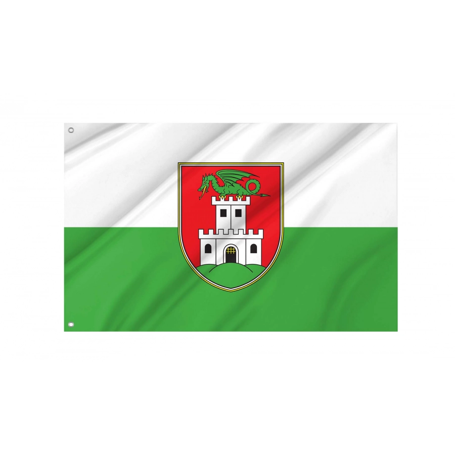 Ljubljana Flag for Indoor & Outdoor Use, SVN02