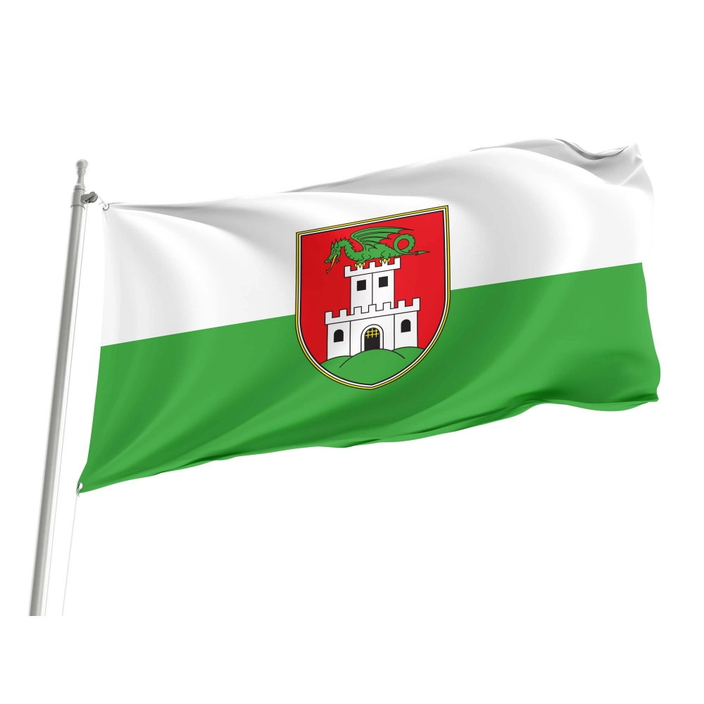Ljubljana Flag for Indoor & Outdoor Use Ljubljana Flag for Indoor & Outdoor Use