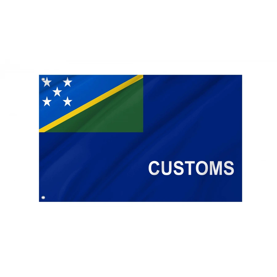Customs Ensign of the Solomon Islands Flag for Indoor & Outdoor Use, SLB05
