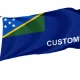 Customs Ensign of the Solomon Islands Flag - Imagine 1