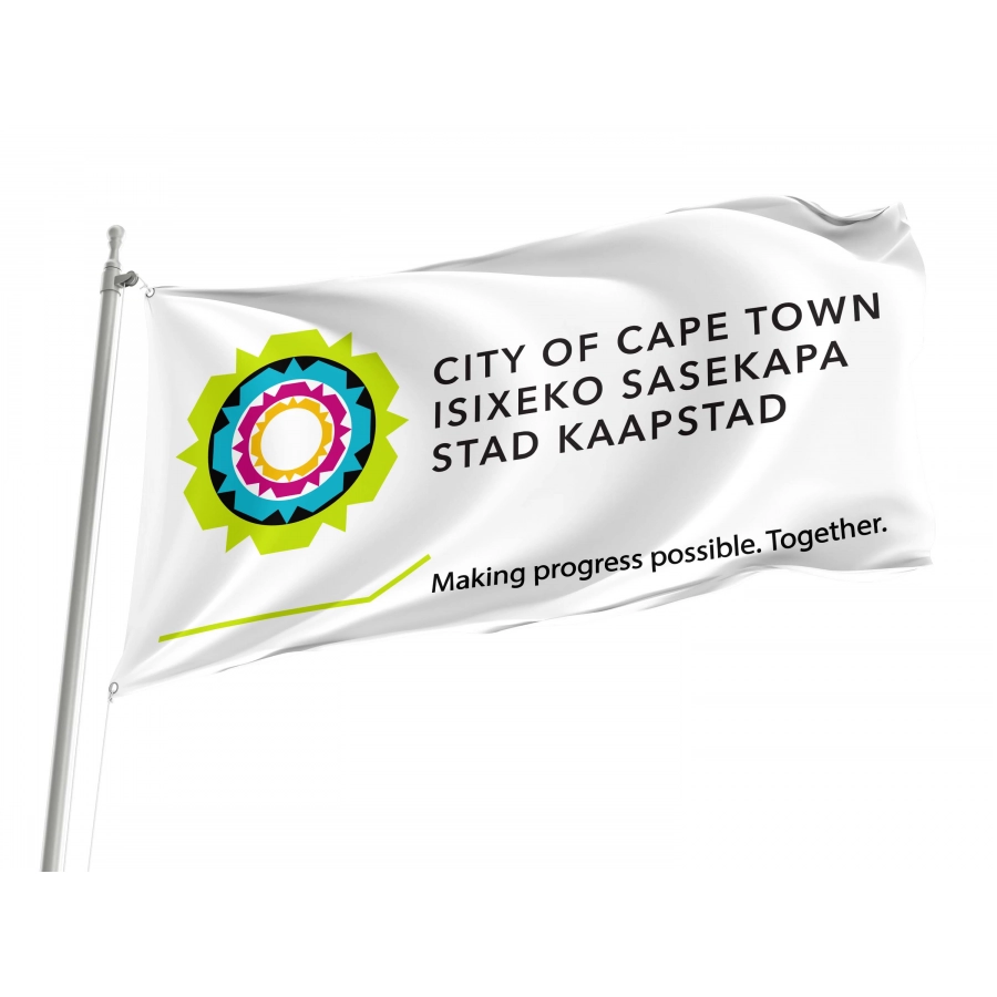 Cape Town Capital City Flag for Indoor & Outdoor Use, ZAF03