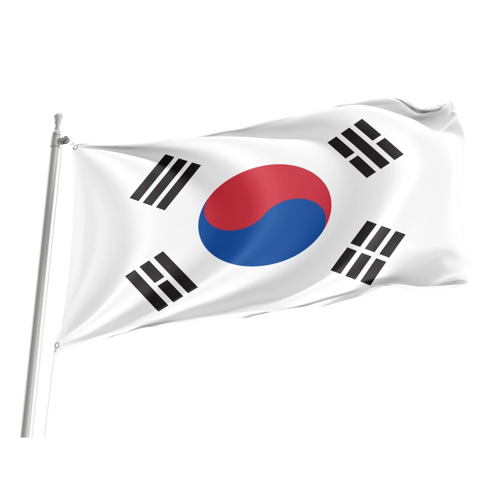 South Korea Flag for Indoor & Outdoor Use