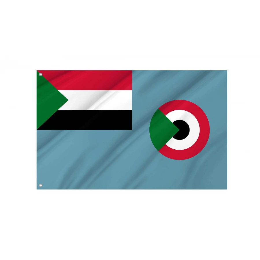 Sudanese Air Force Ensign Flag for Indoor & Outdoor Use, SDN05