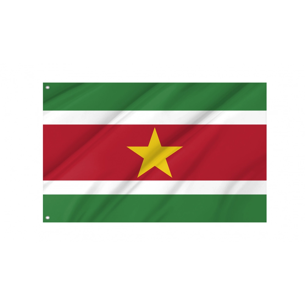 Suriname Flag for Indoor & Outdoor Use Suriname Flag for Indoor & Outdoor Use