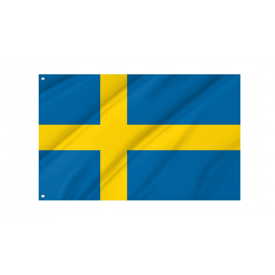 Flag of Sweden, Patriotic Flags, Unique Design Print, Flags for Indoor & Outdoor Use