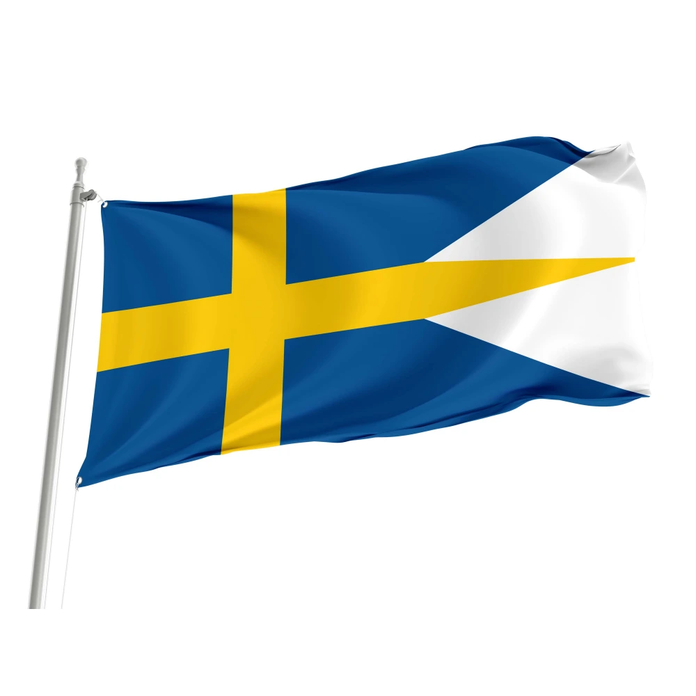 Naval Ensign of Sweden Flag for Indoor & Outdoor Use