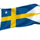 Naval Rank of Sweden - Flottiljamirals Flag - Imagine 1
