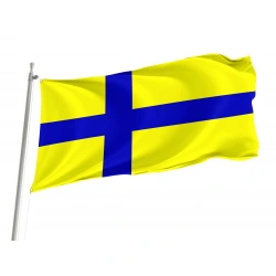 Ostergotland clear Flag for Indoor & Outdoor Use
