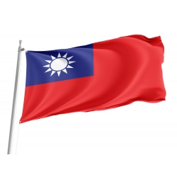 Taiwan Flag for Indoor & Outdoor Use