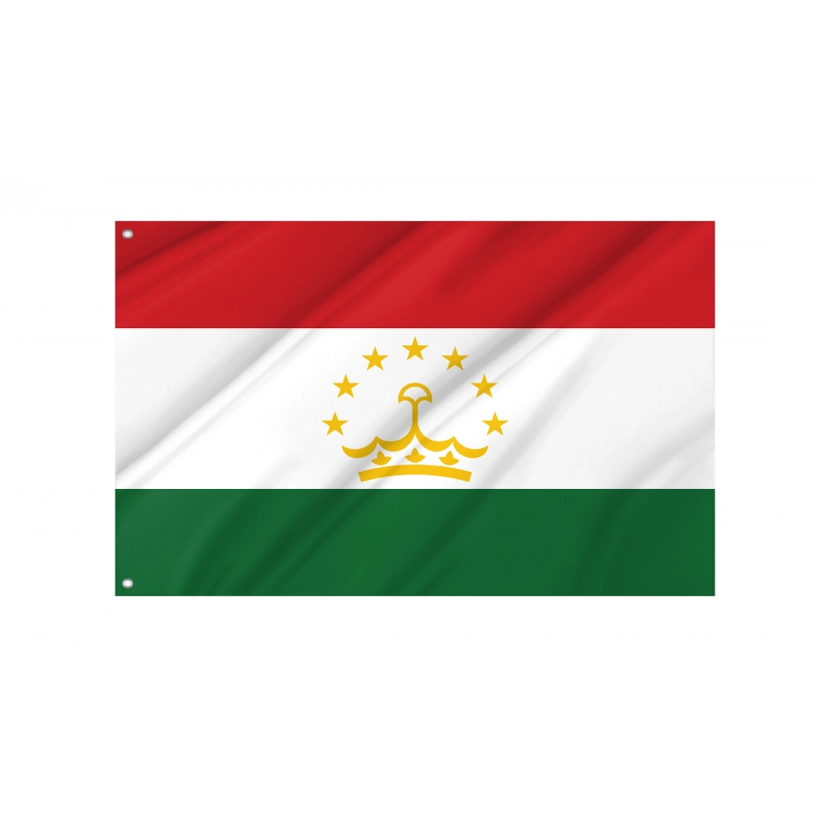 Flag of Tajikistan, Patriotic Flags, Unique Design Print, Flags for Indoor & Outdoor Use