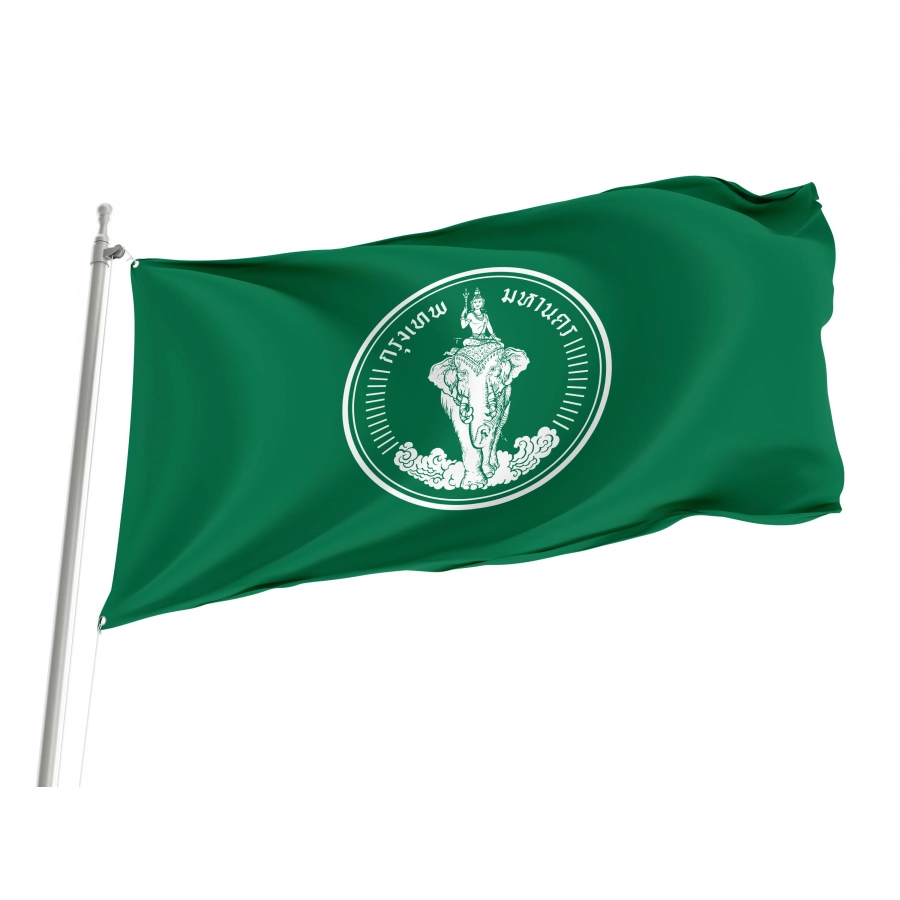 Bangkok Capital City Flag for Indoor & Outdoor Use, THA02
