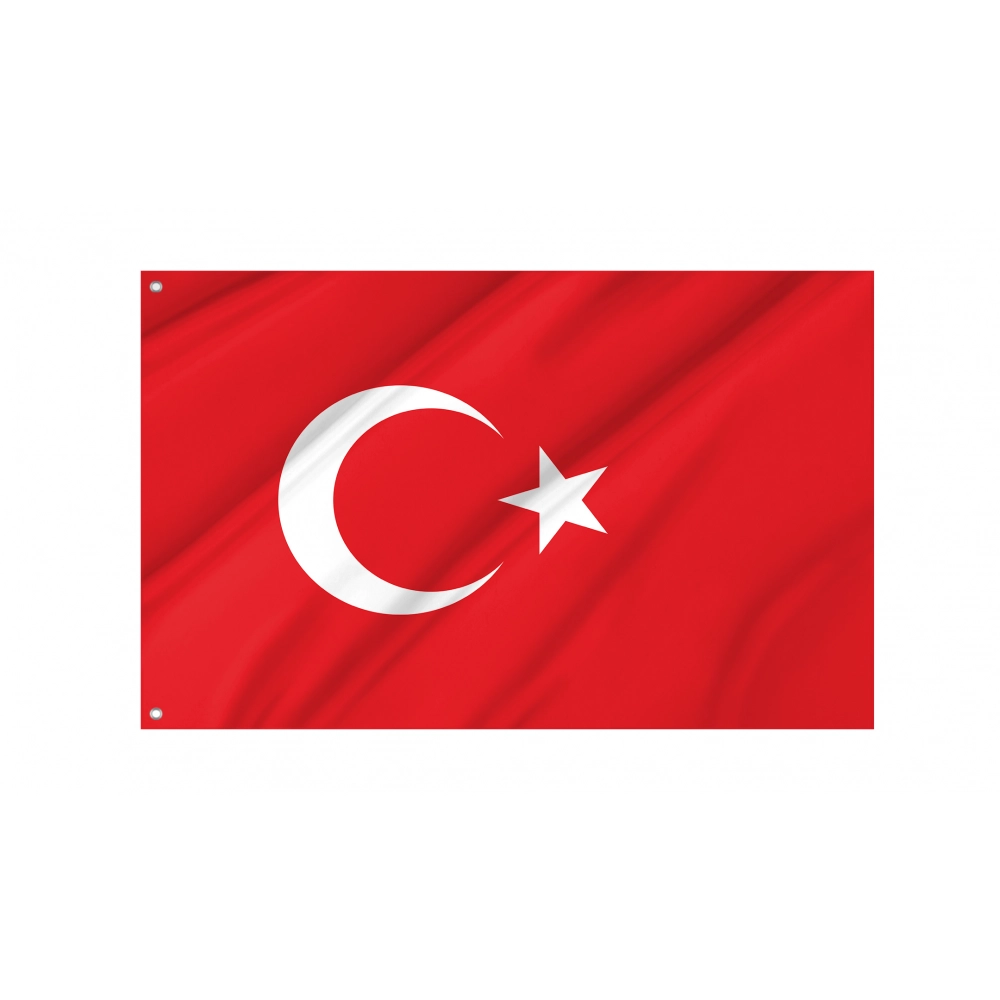 Turkey Flag for Indoor & Outdoor Use