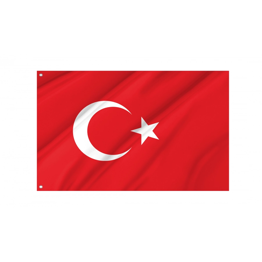 Flag of Turkey, Patriotic Flags, Unique Design Print, Flags for Indoor & Outdoor Use