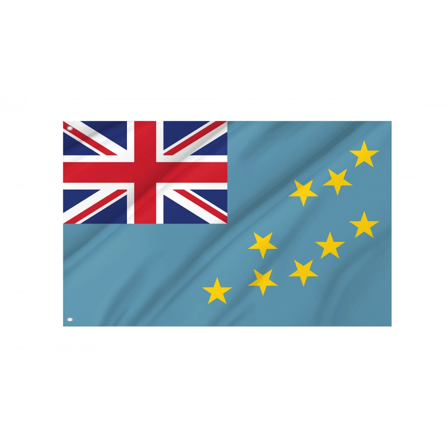 Flag of Tuvalu, Patriotic Flags, Unique Design Print, Flags for Indoor & Outdoor Use