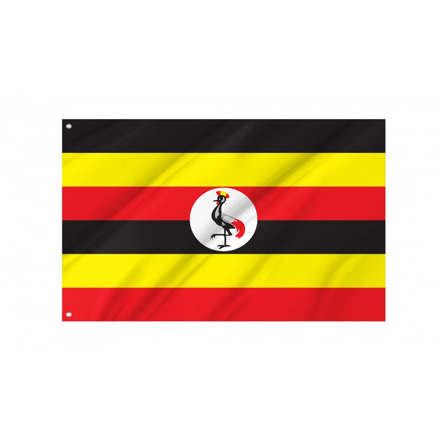 Flag of Uganda, Patriotic Flags, Unique Design Print, Flags for Indoor & Outdoor Use