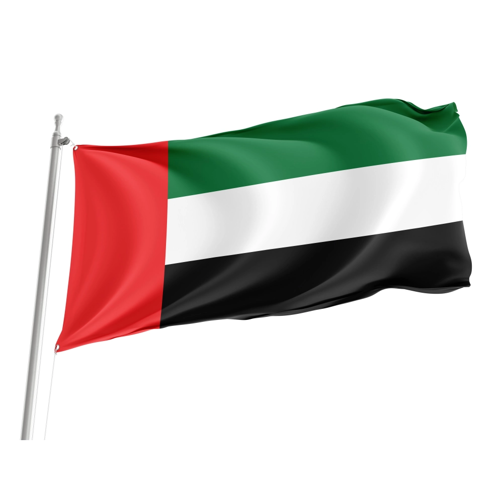 United Arab Emirates Flag for Indoor & Outdoor Use United Arab Emirates Flag for Indoor & Outdoor Use