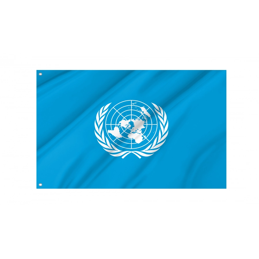 Flag of United Nations, Patriotic Flags, Unique Design Print, Flags for Indoor & Outdoor Use