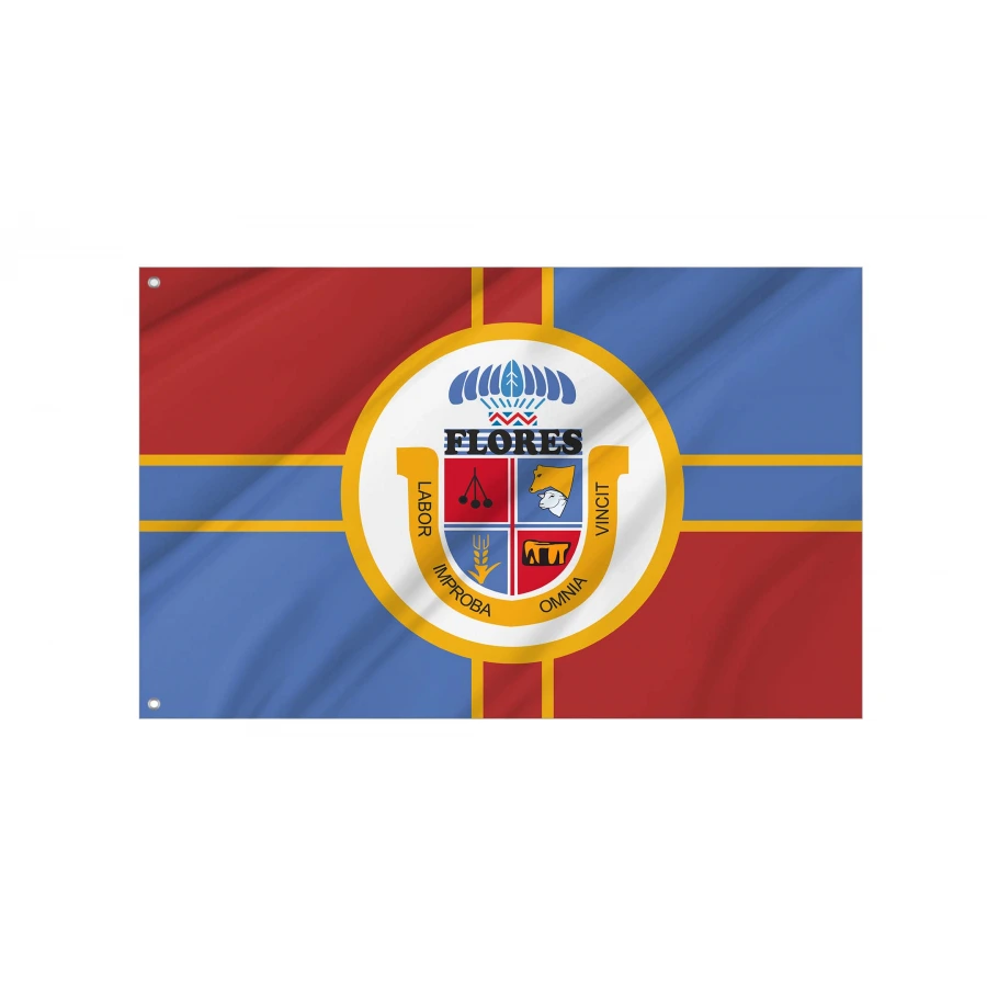 Flores Department Flag for Indoor & Outdoor Use, URY08