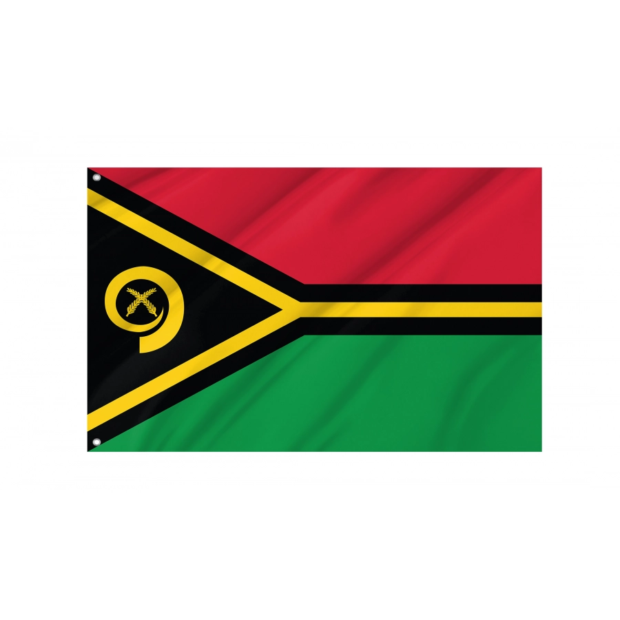 Flag of Vanuatu, Patriotic Flags, Unique Design Print, Flags for Indoor & Outdoor Use
