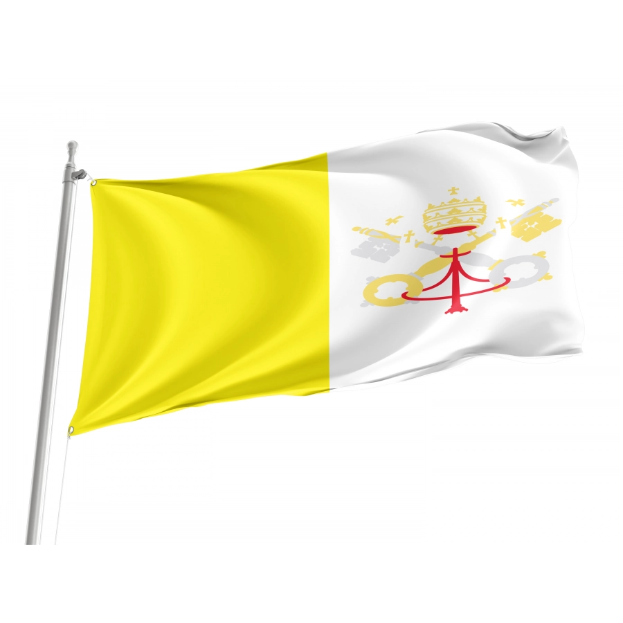 Flag of Vatican City, Patriotic Flags, Unique Design Print, Flags for Indoor & Outdoor Use