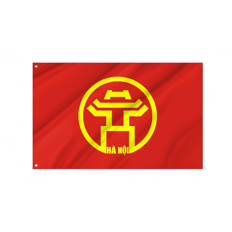 Hanoi Capital City Flag for Indoor & Outdoor Use, VNM02