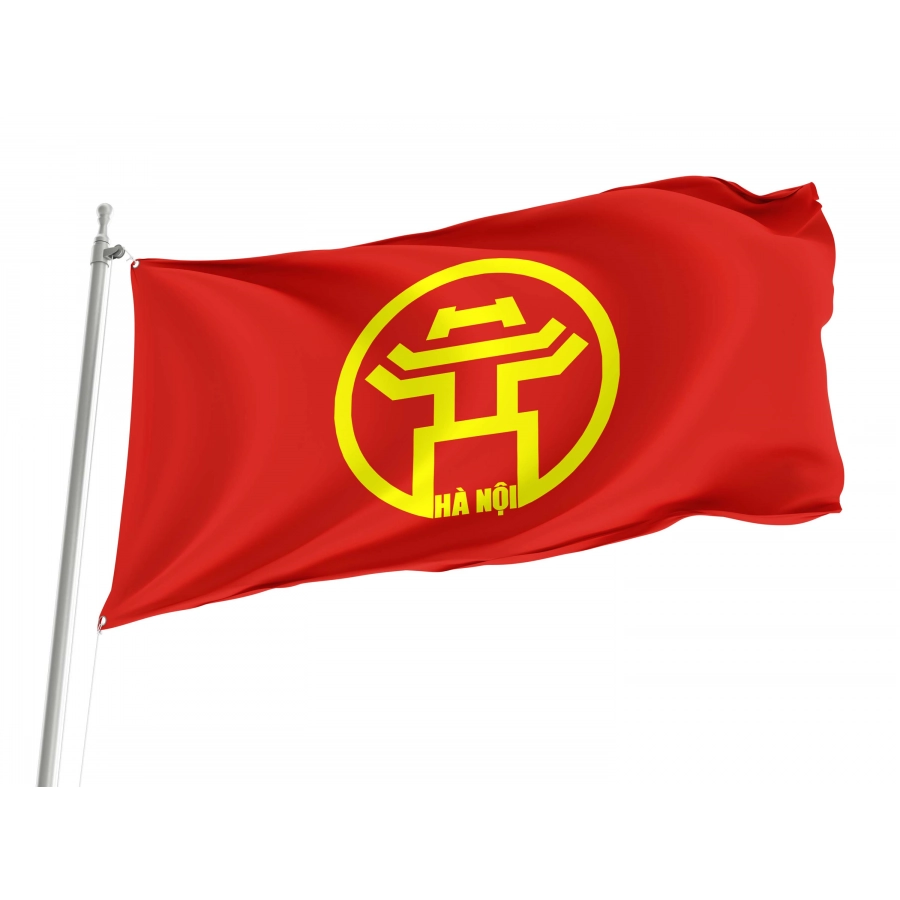 Hanoi Capital City Flag for Indoor & Outdoor Use, VNM02